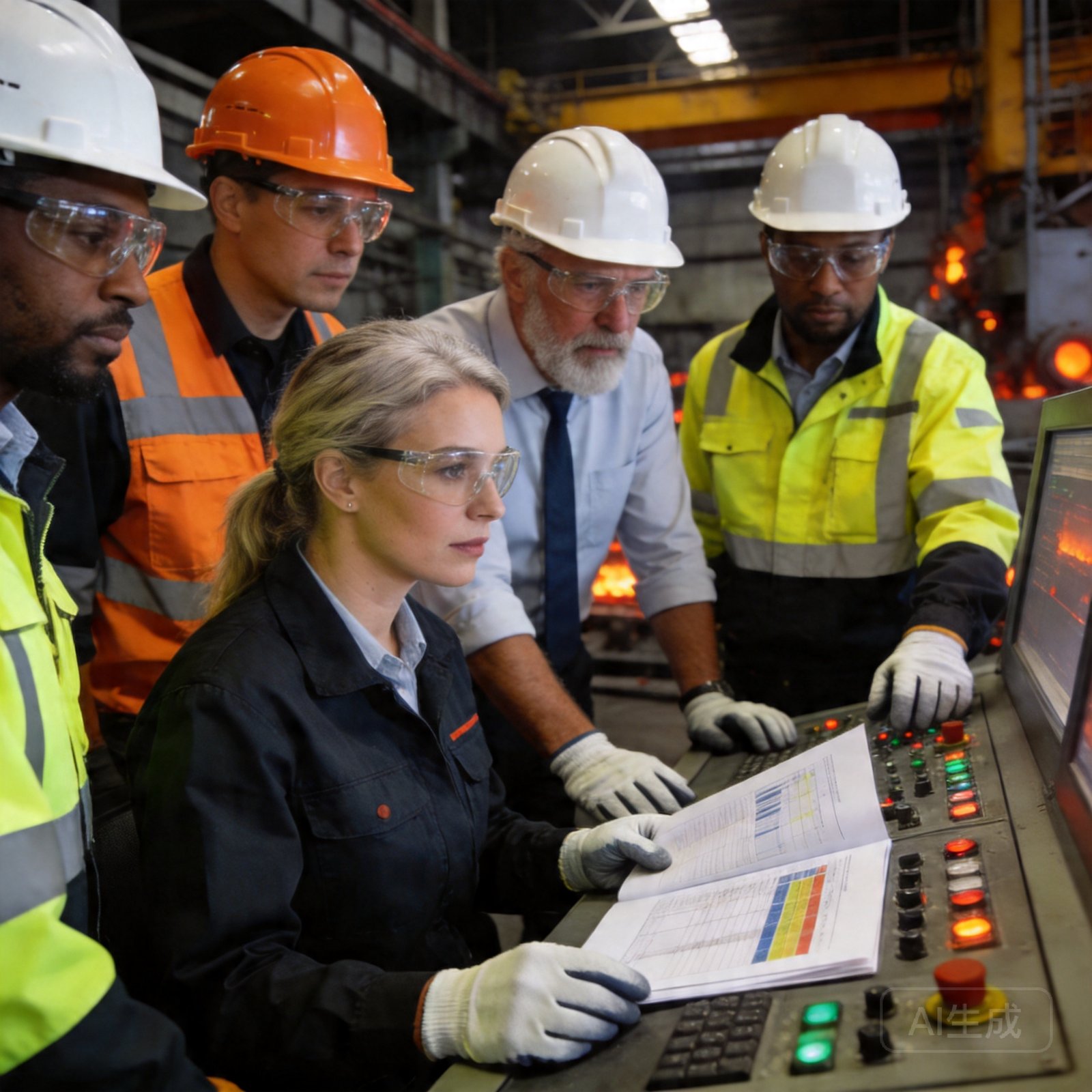 Matson Foundry engineering team quality inspection and project review