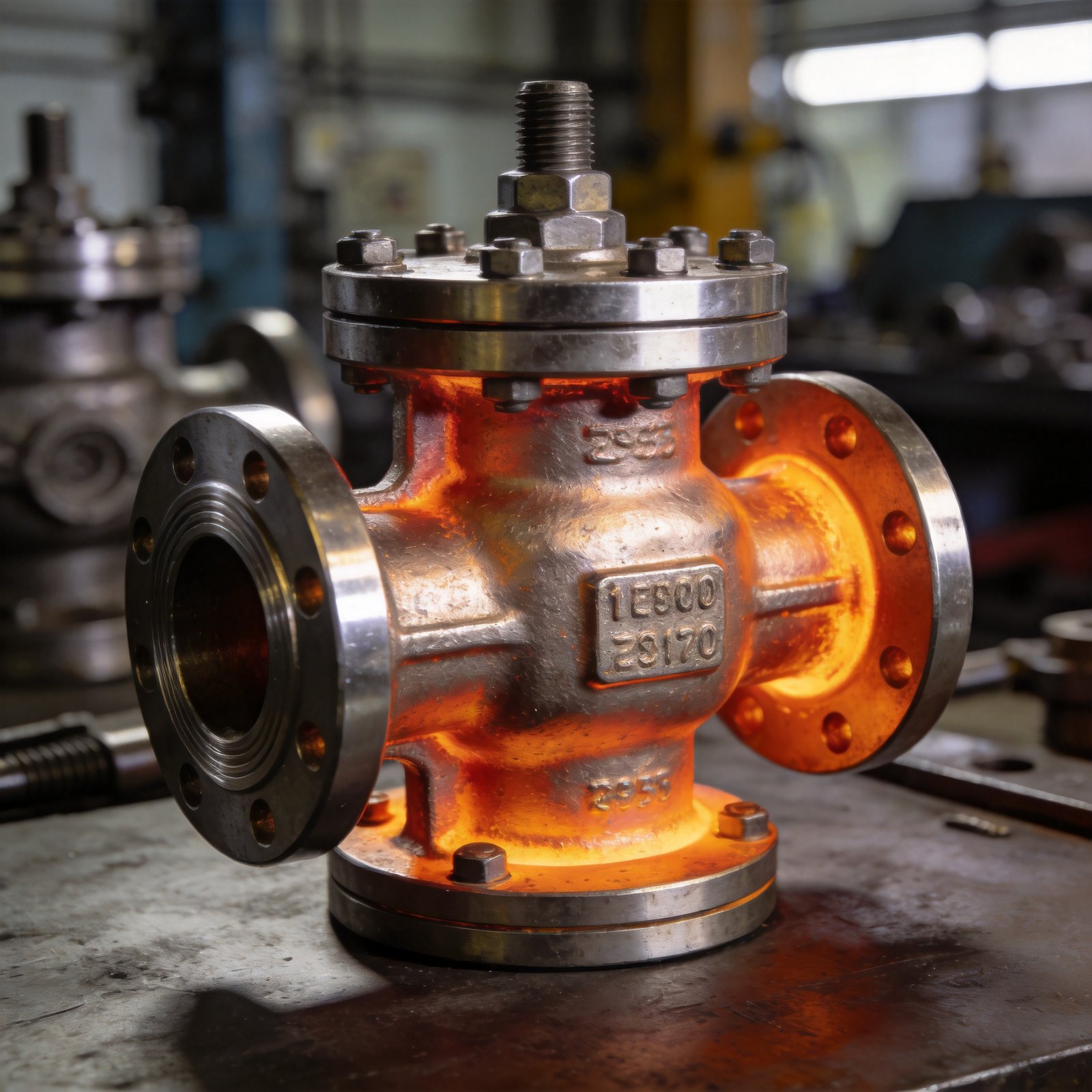 Alloy steel casting high-strength WC6 WC9 industrial components
