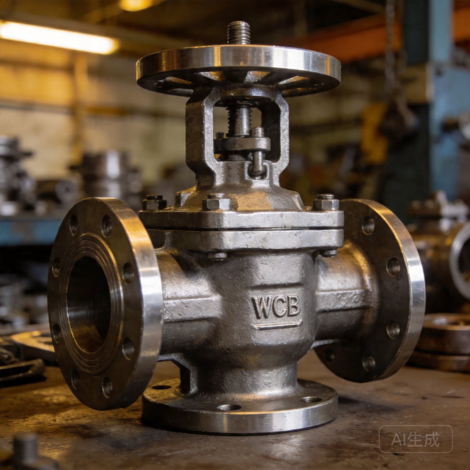 Carbon steel casting WCB LCB material for valves and fittings
