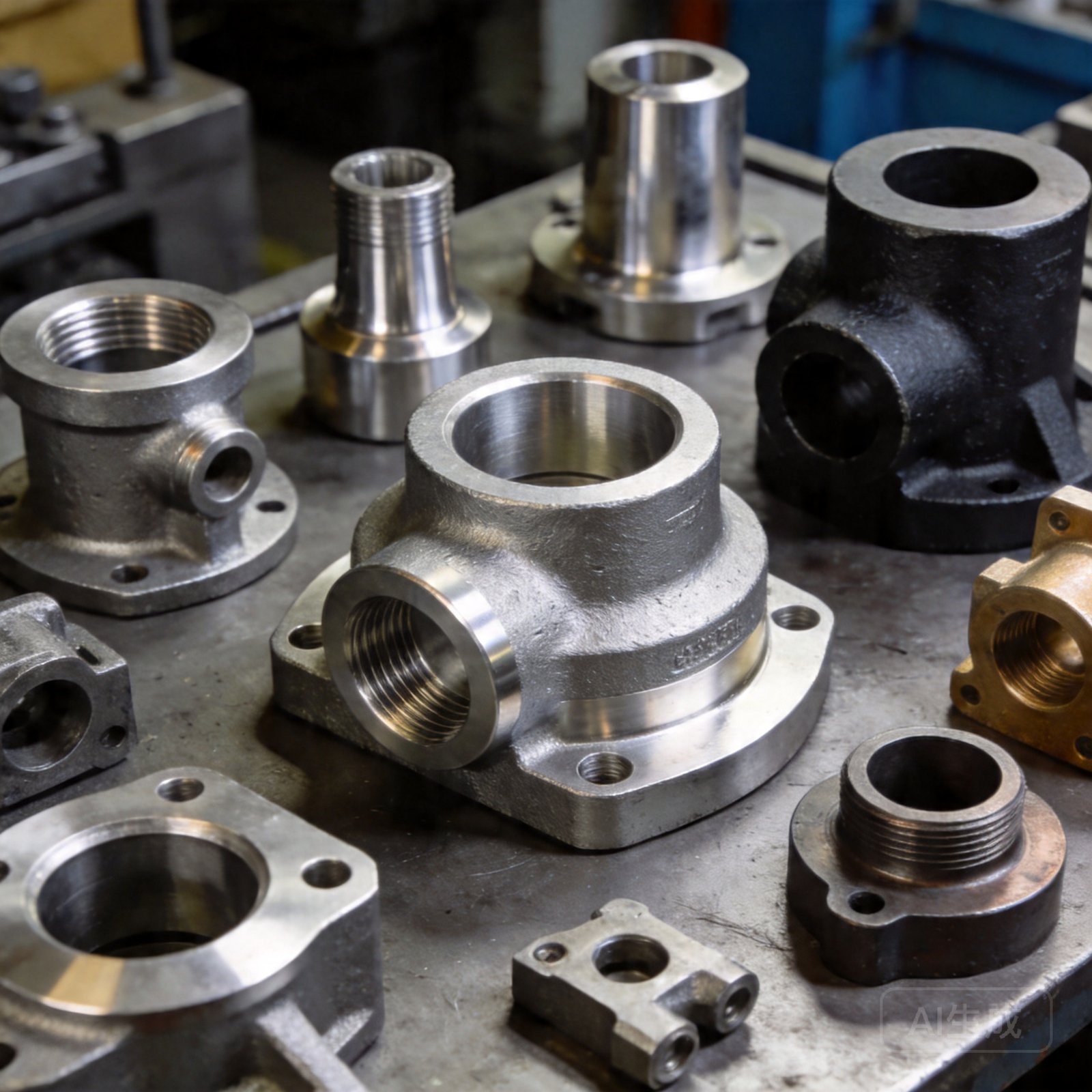 Industrial machinery investment cast components housings and heavy-duty parts