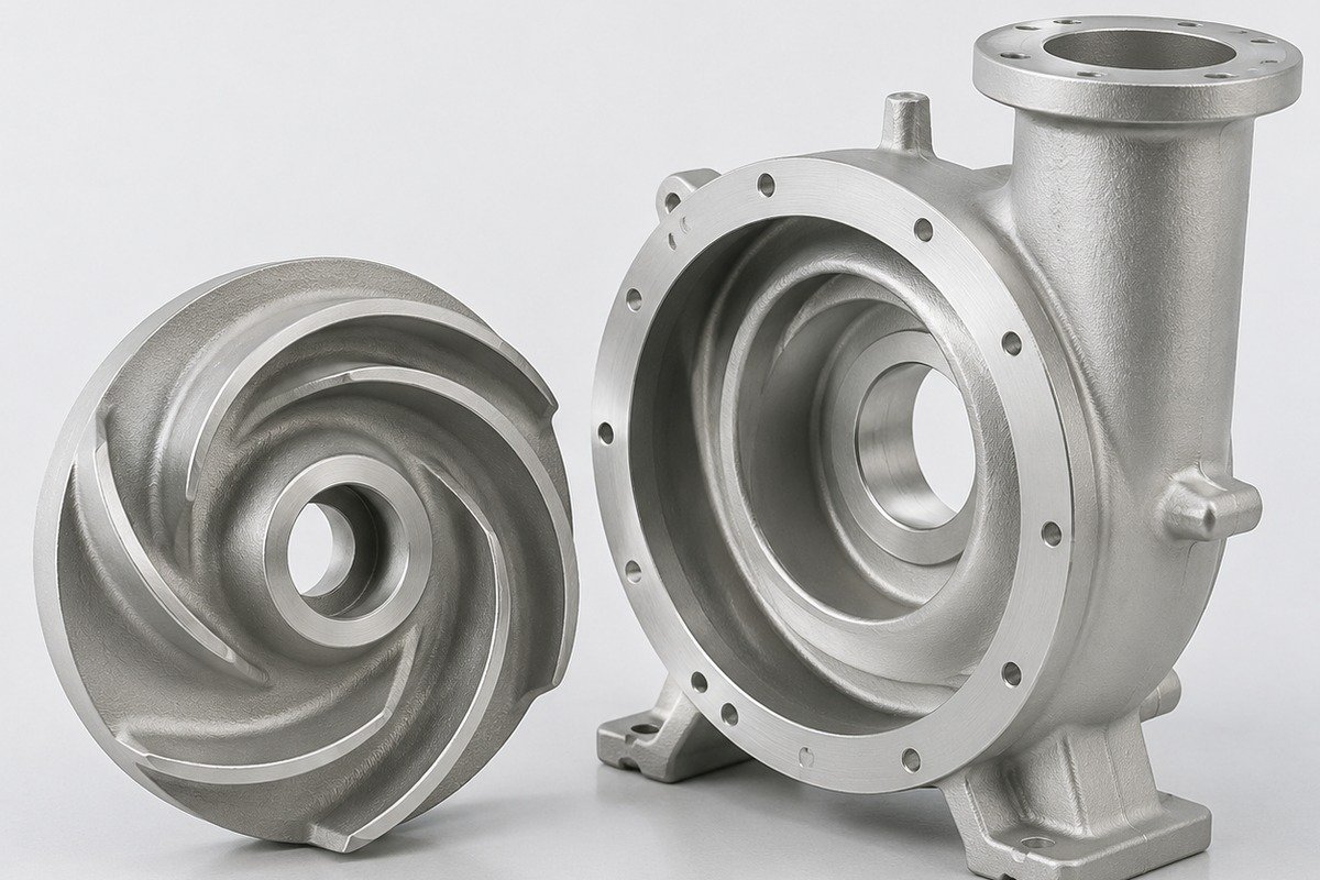 OEM custom pump casting components for industrial applications