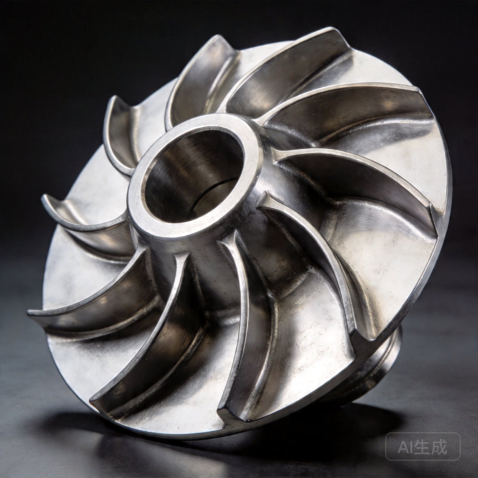 Pump impeller investment casting stainless steel CF8M industrial pump parts